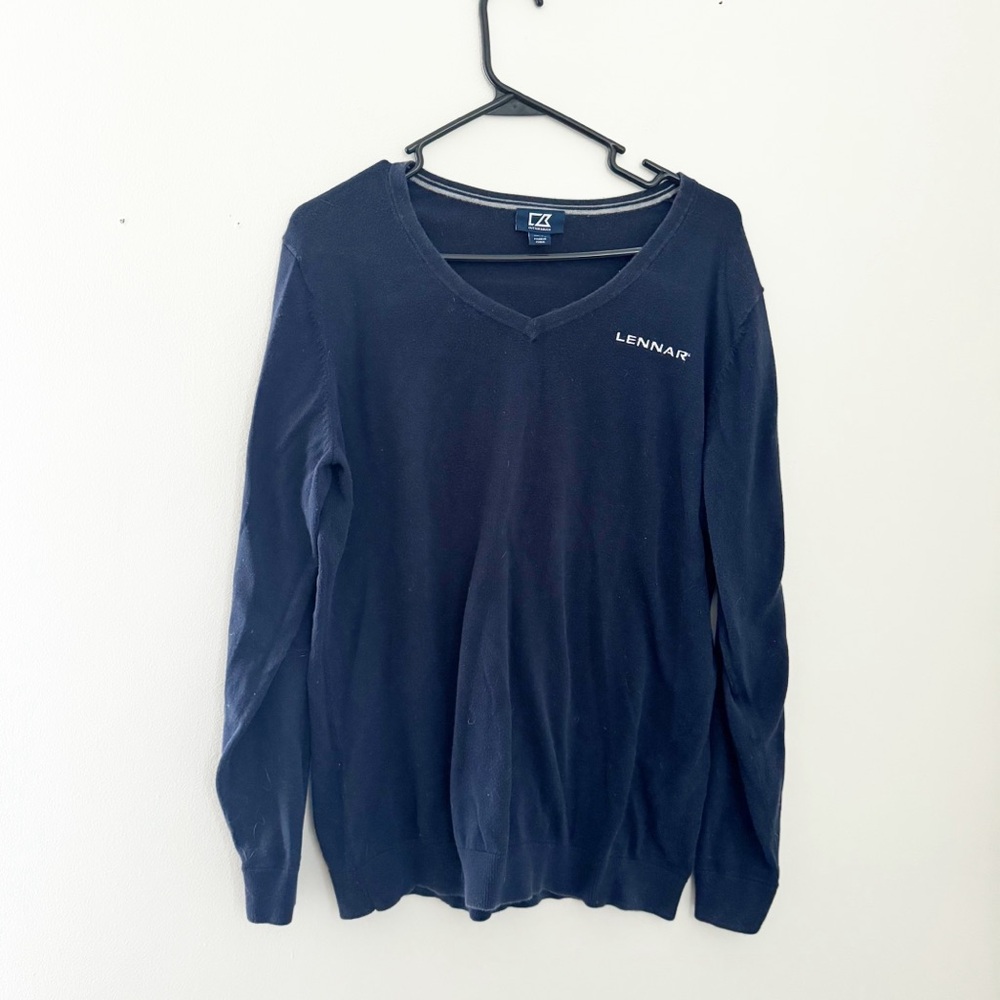Lennar navy V-Neck Sweater